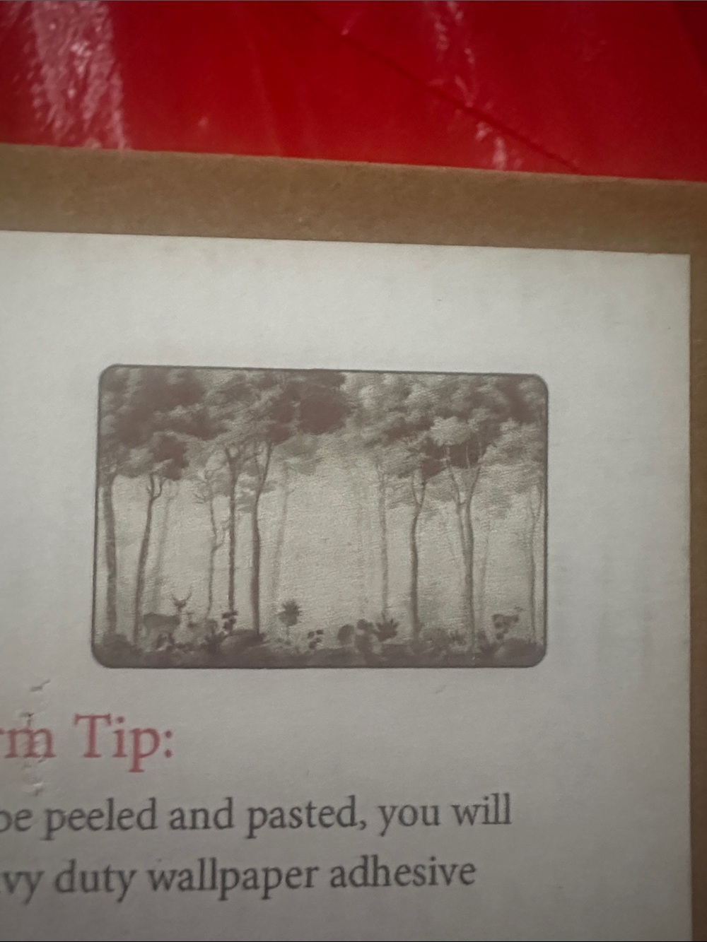 Deer in woods — Wall Mural 157” x 102” Brand New